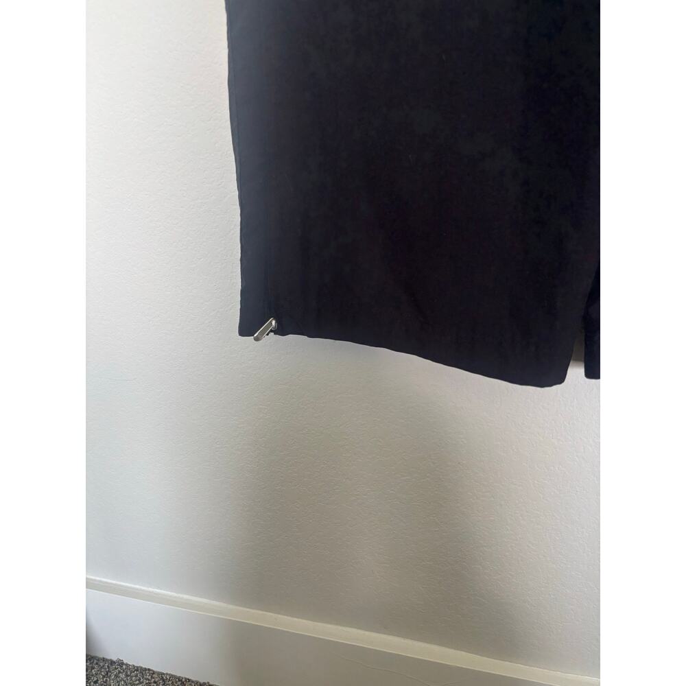 Nike Wide Leg Track Pants Men 2XL Black Swoosh Baggy Y2K Streetwear Athletic - Picture 4 of 5